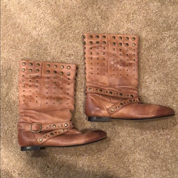 đź”´SOLDđź”´Aldo Studded Boots - Picture 1 of 4